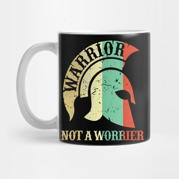 Warrior not a worrier motivational by alltheprints